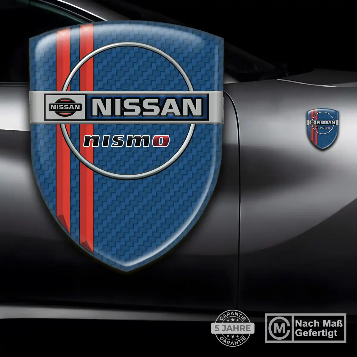 Nissan Aufkleber 3D Gel Wappen Auto Erstklassige Qualität
