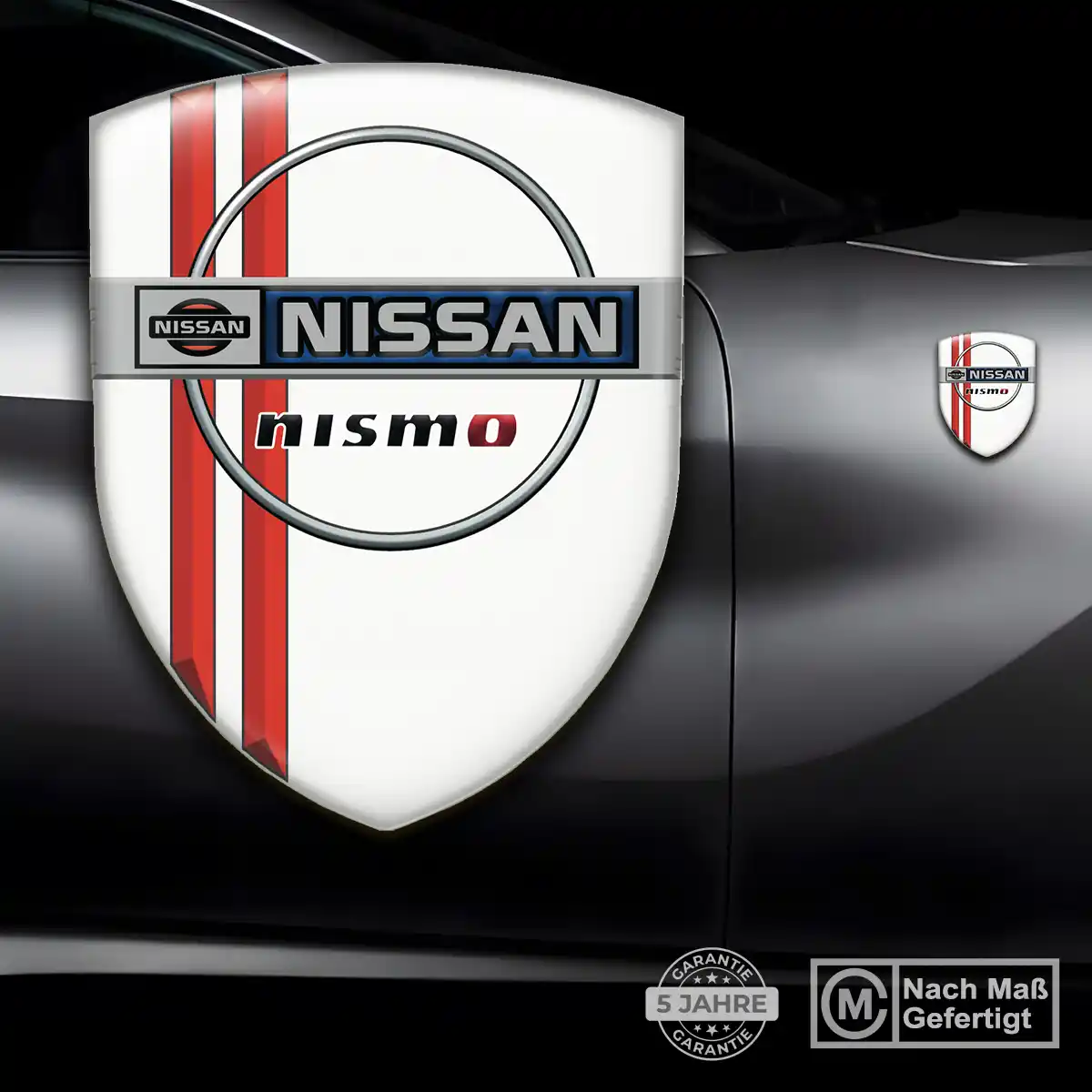 Nissan Aufkleber 3D Gel Wappen Auto Höchste Qualität
