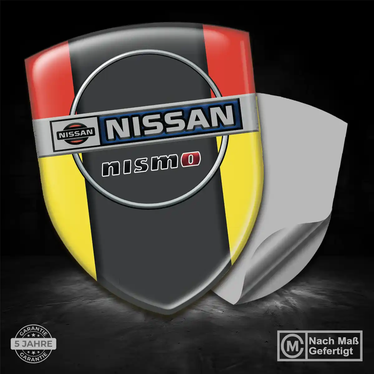 Nissan Aufkleber 3D Gel Wappen Auto Hochwertiges Harz