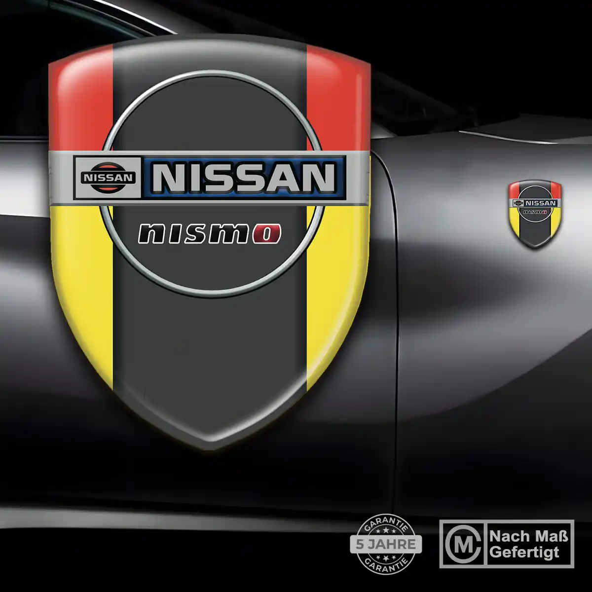 Nissan Aufkleber 3D Gel Wappen Auto Hochwertiges Harz