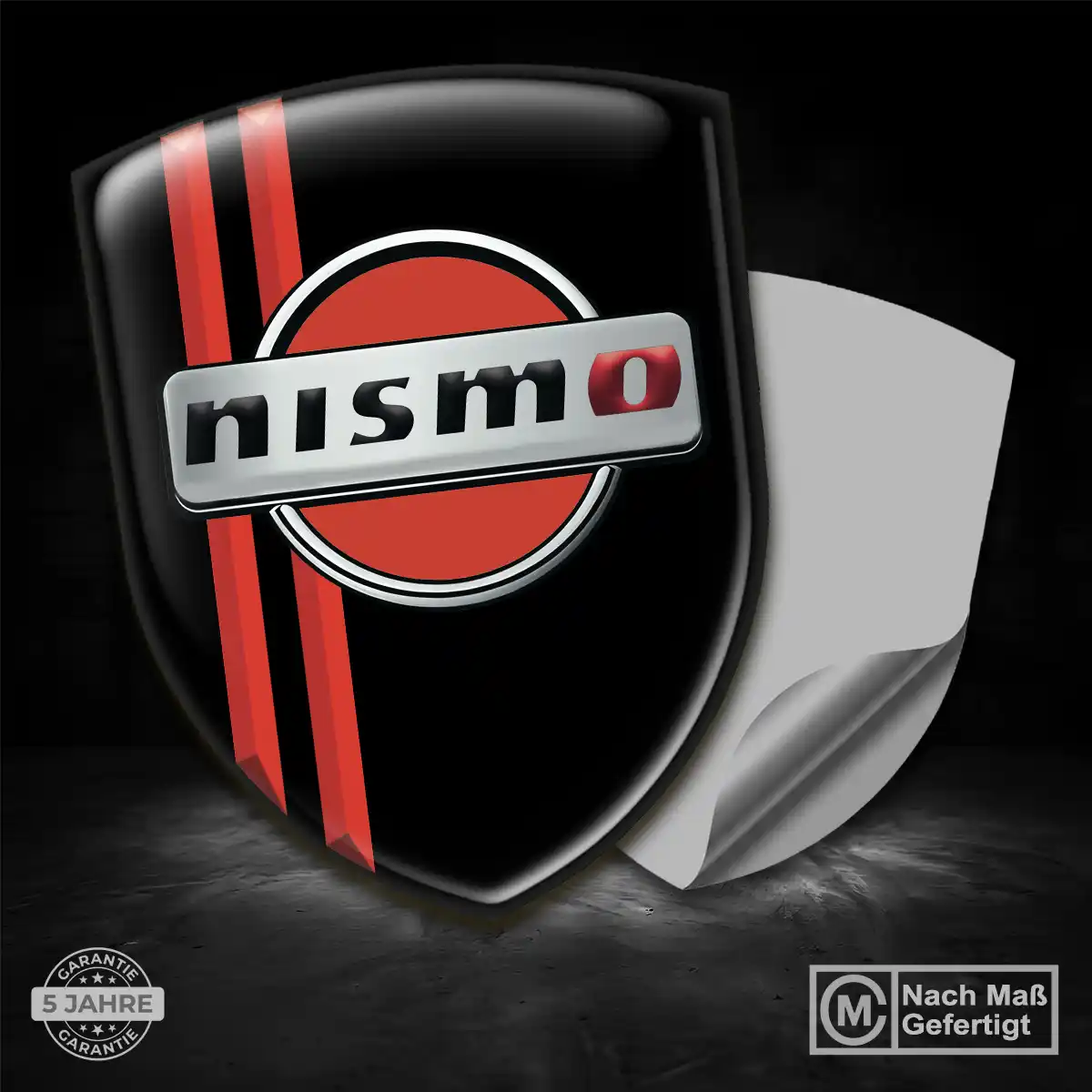 Nissan Aufkleber 3D Gel Wappen Auto Interieurdesign