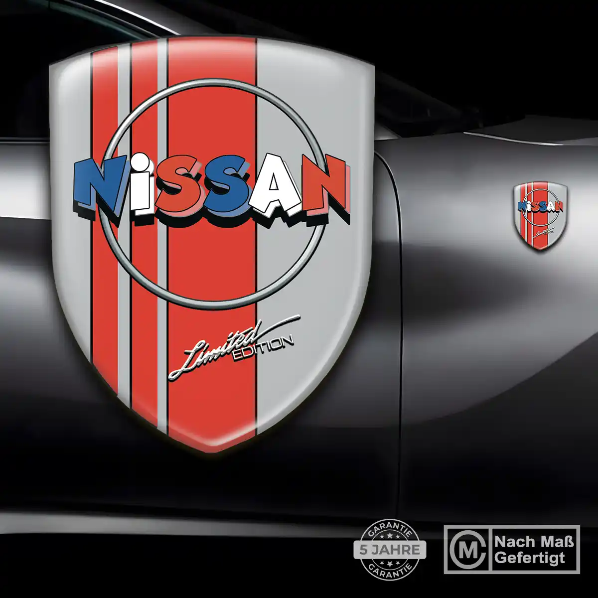 Nissan Aufkleber 3D Gel Wappen Auto Modernes Design