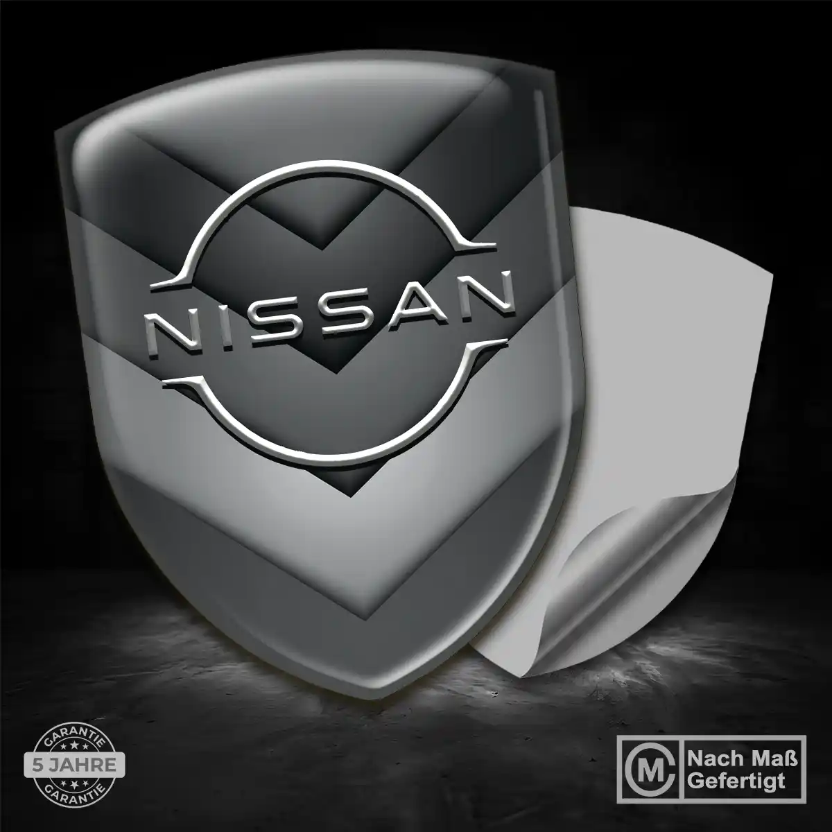 Nissan Aufkleber 3D Gel Wappen Auto Premiumqualität