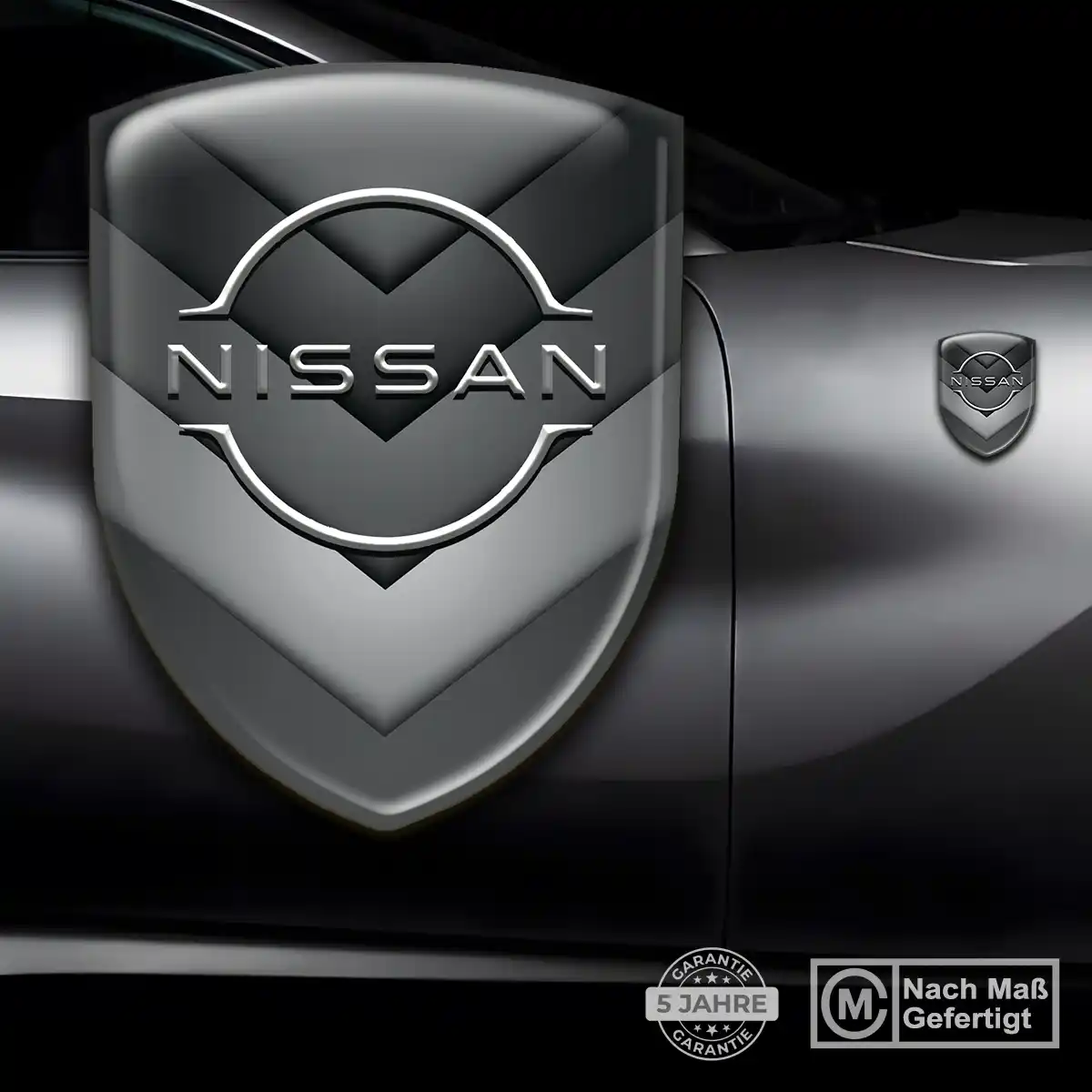 Nissan Aufkleber 3D Gel Wappen Auto Premiumqualität