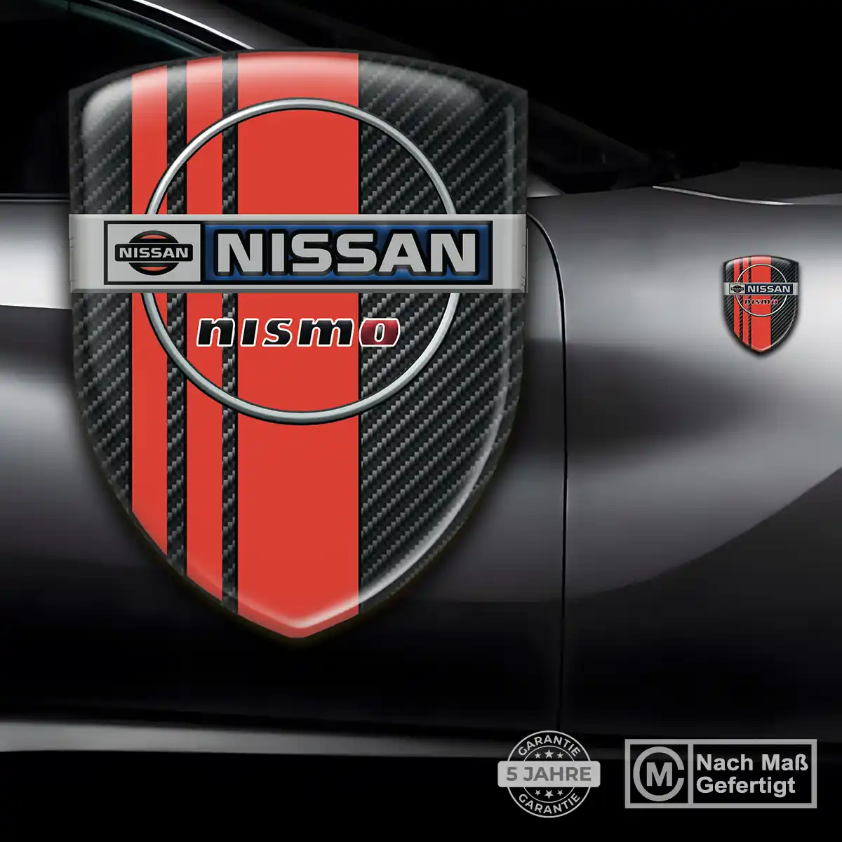 Nissan Aufkleber 3D Gel Wappen Auto Stilvolles Design
