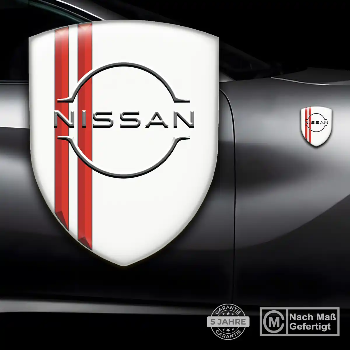 Nissan Aufkleber 3D Gel Wappen Auto Tuningfahrzeug