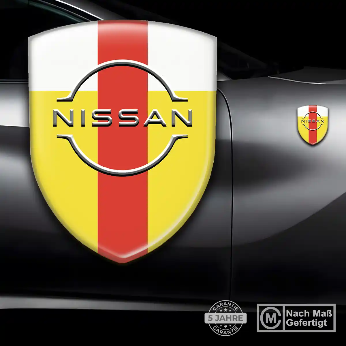 Nissan Aufkleber 3D Gel Wappen Erstklassige Qualität