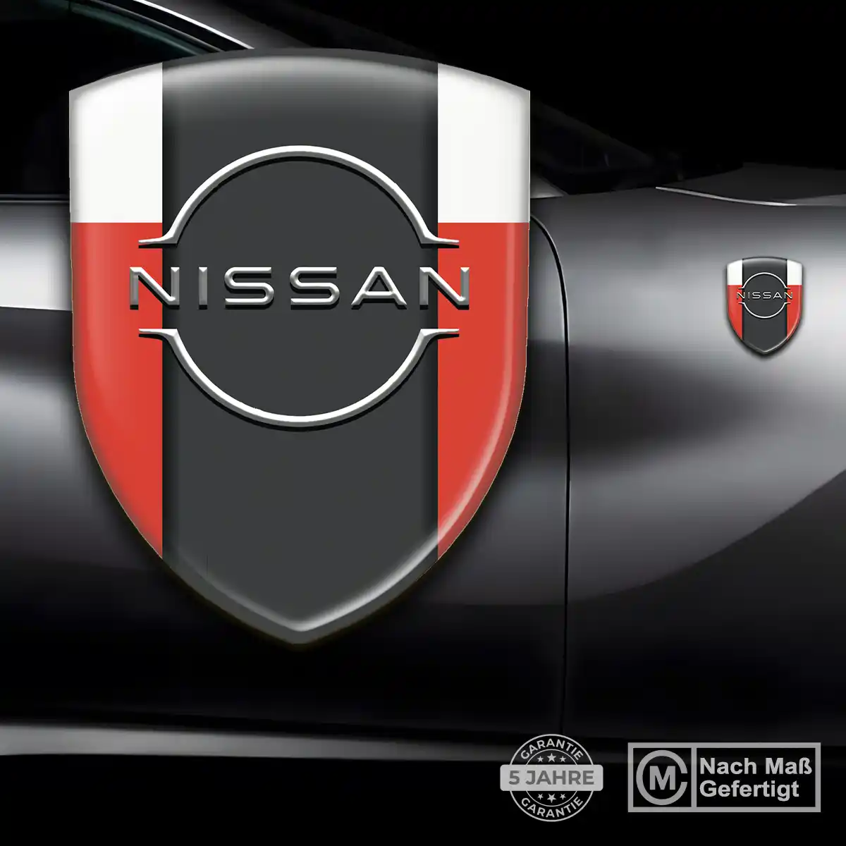 Nissan Aufkleber 3D Gel Wappen Höchste Qualität
