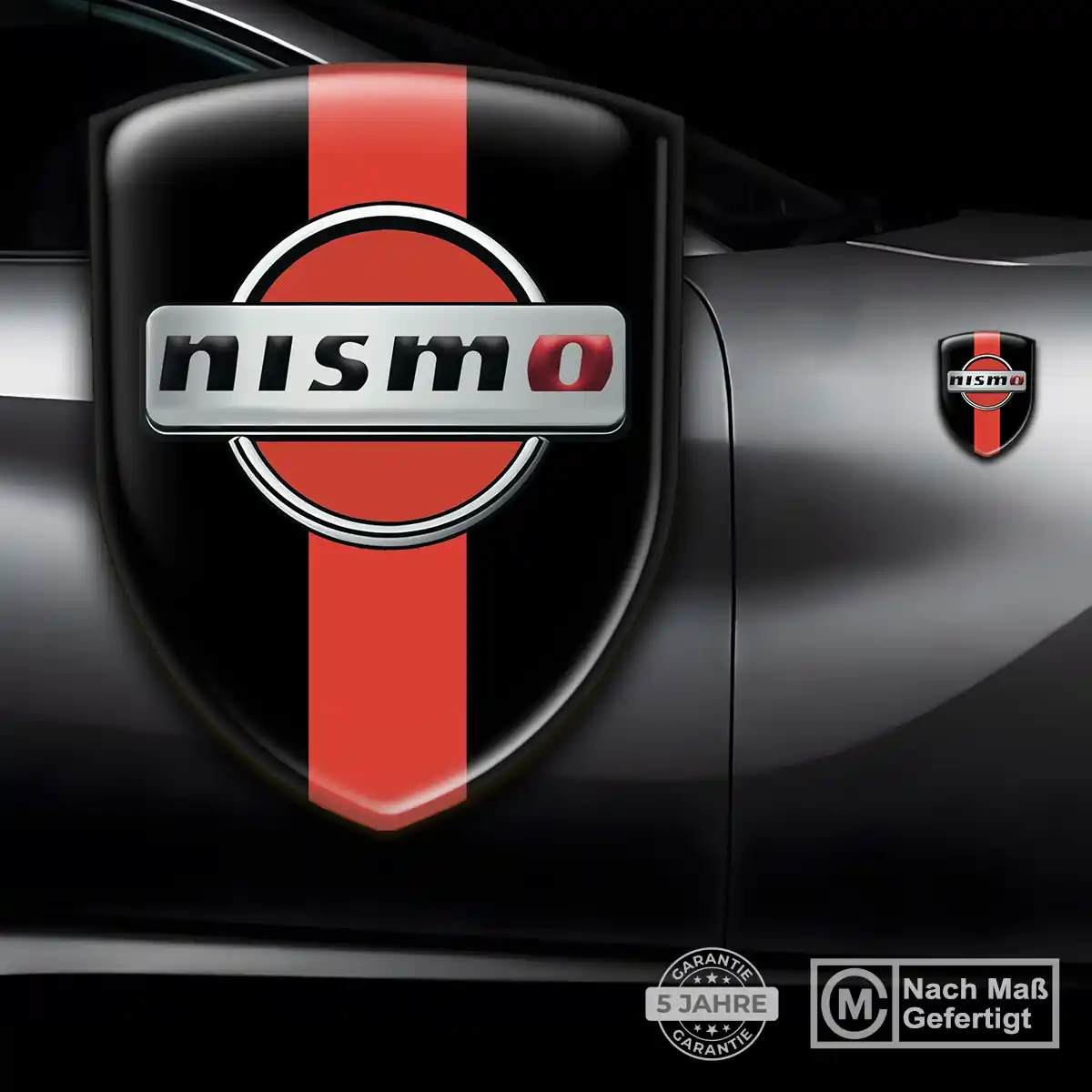 Nissan Aufkleber 3D Gel Wappen Hochwertiges Harz