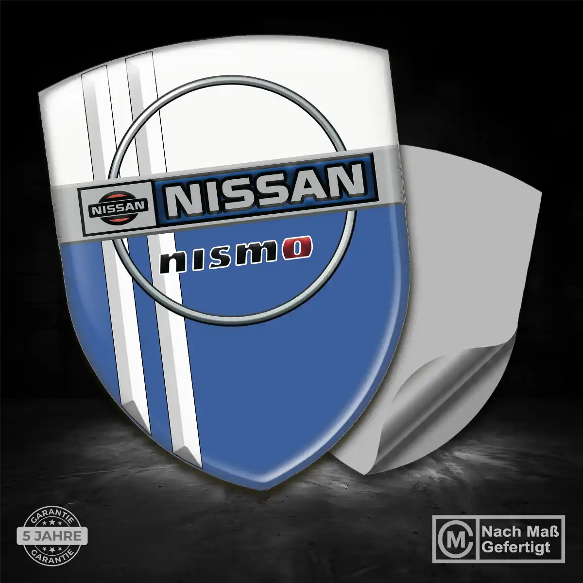 Nissan Aufkleber 3D Gel Wappen Premiumqualität