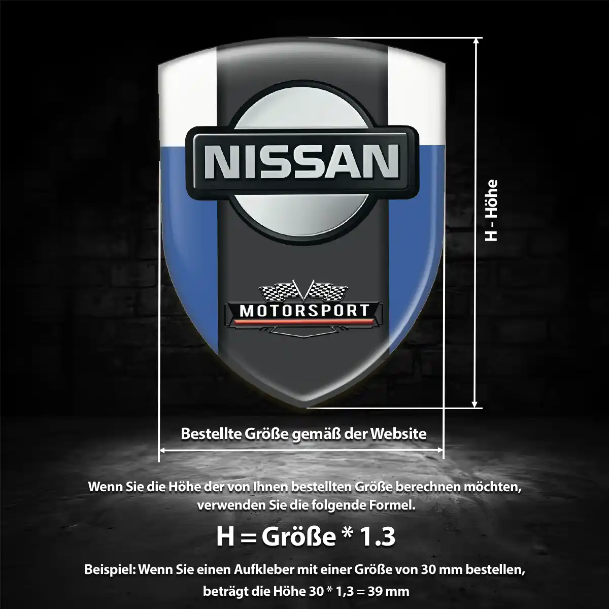 Nissan Aufkleber Auto Exterieurdesign
