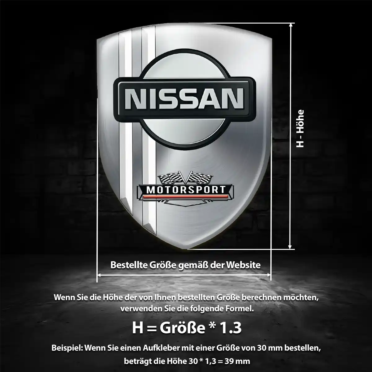 Nissan Aufkleber Auto Hochwertiges Harz