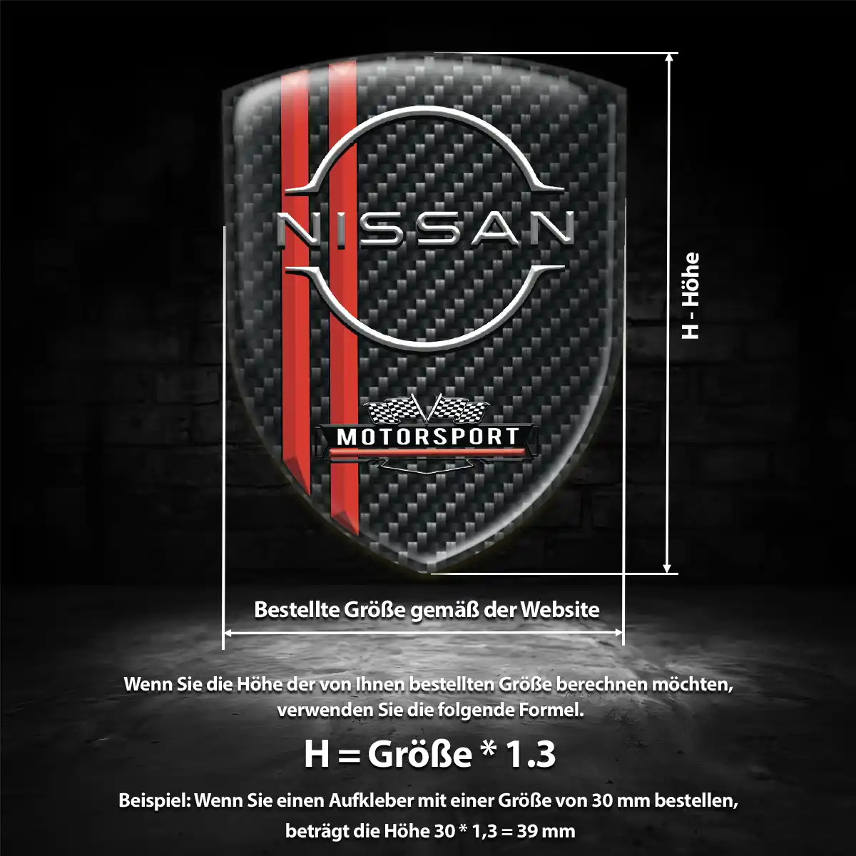 Nissan Aufkleber Auto Interieurdesign