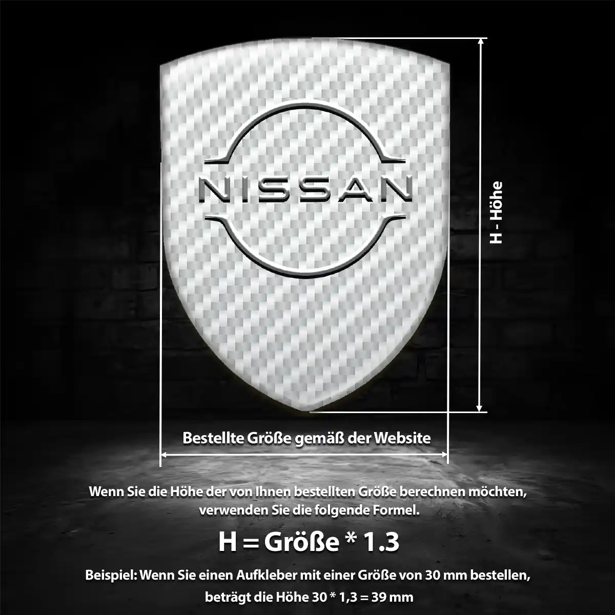 Nissan Aufkleber Auto Limitierte Auflage