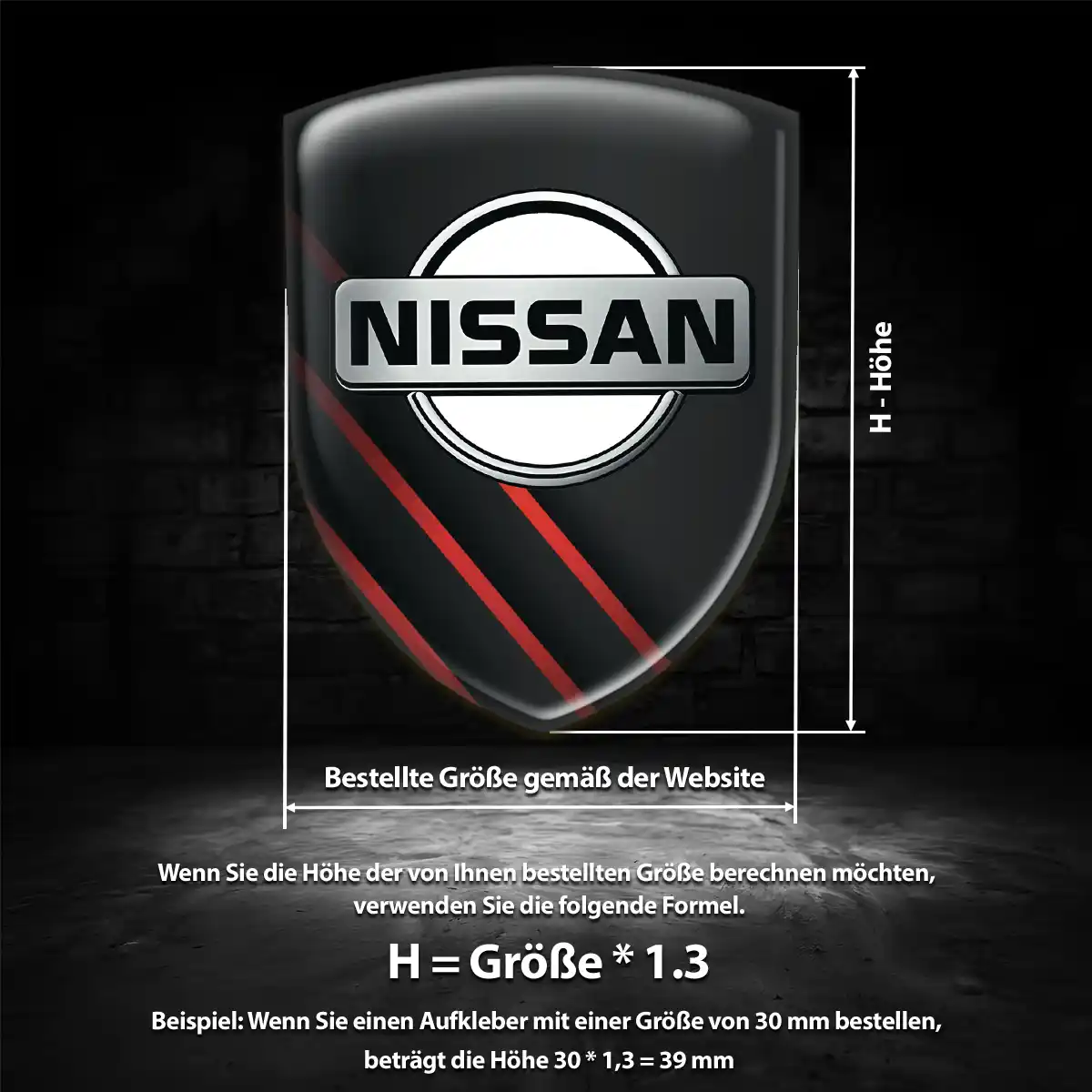 Nissan Aufkleber Auto Premiumqualität