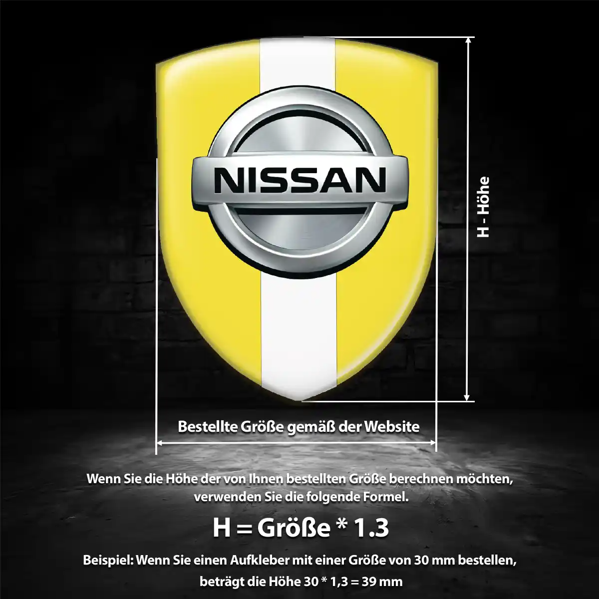 Nissan Aufkleber Auto Stilvolles Design