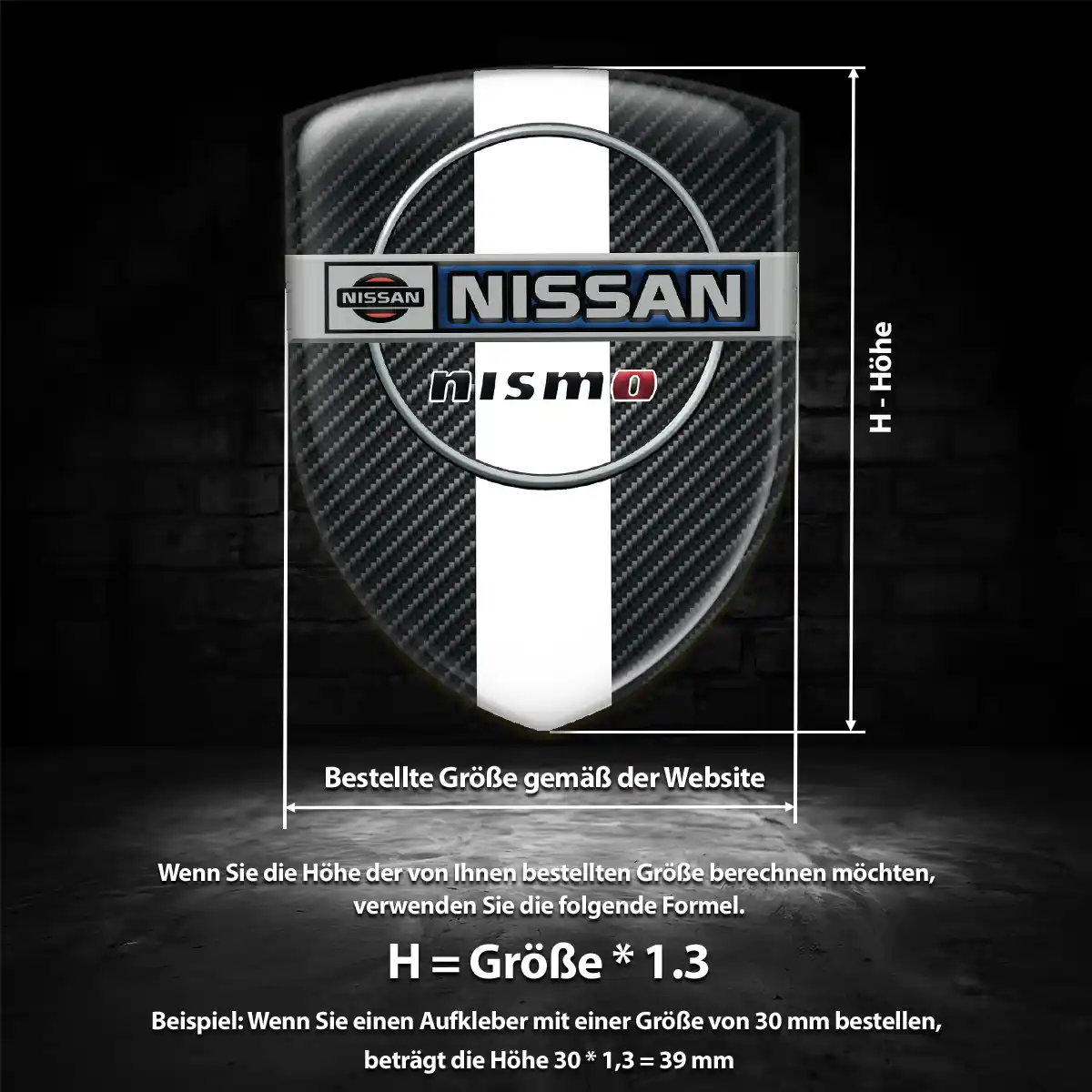 Nissan Aufkleber Auto Tuningfahrzeug
