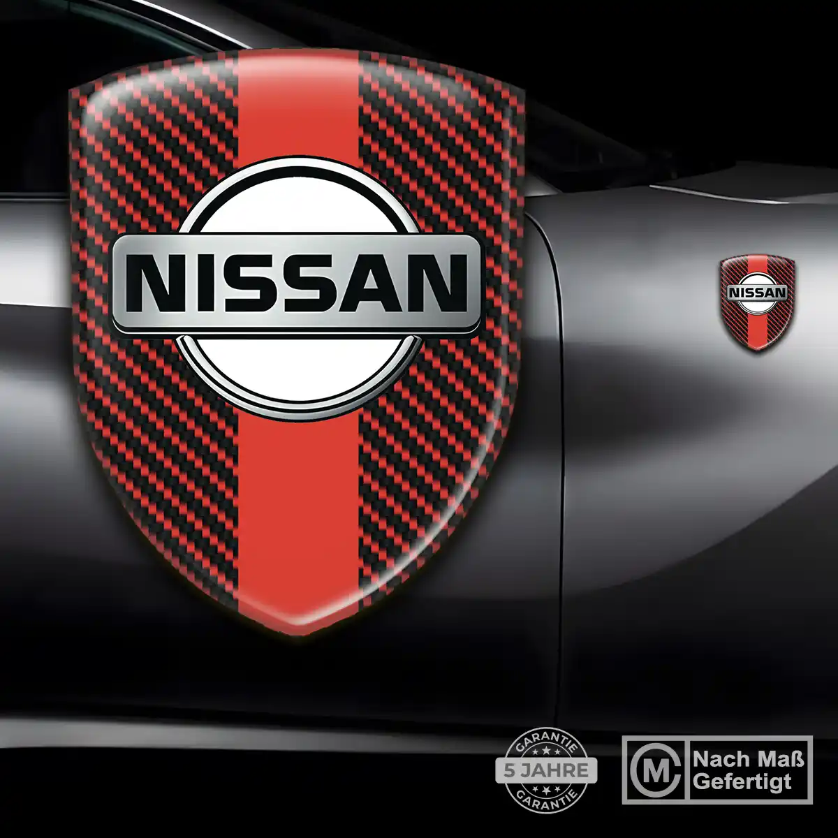 Nissan Aufkleber Emblem Ausdrucksstarkes Design