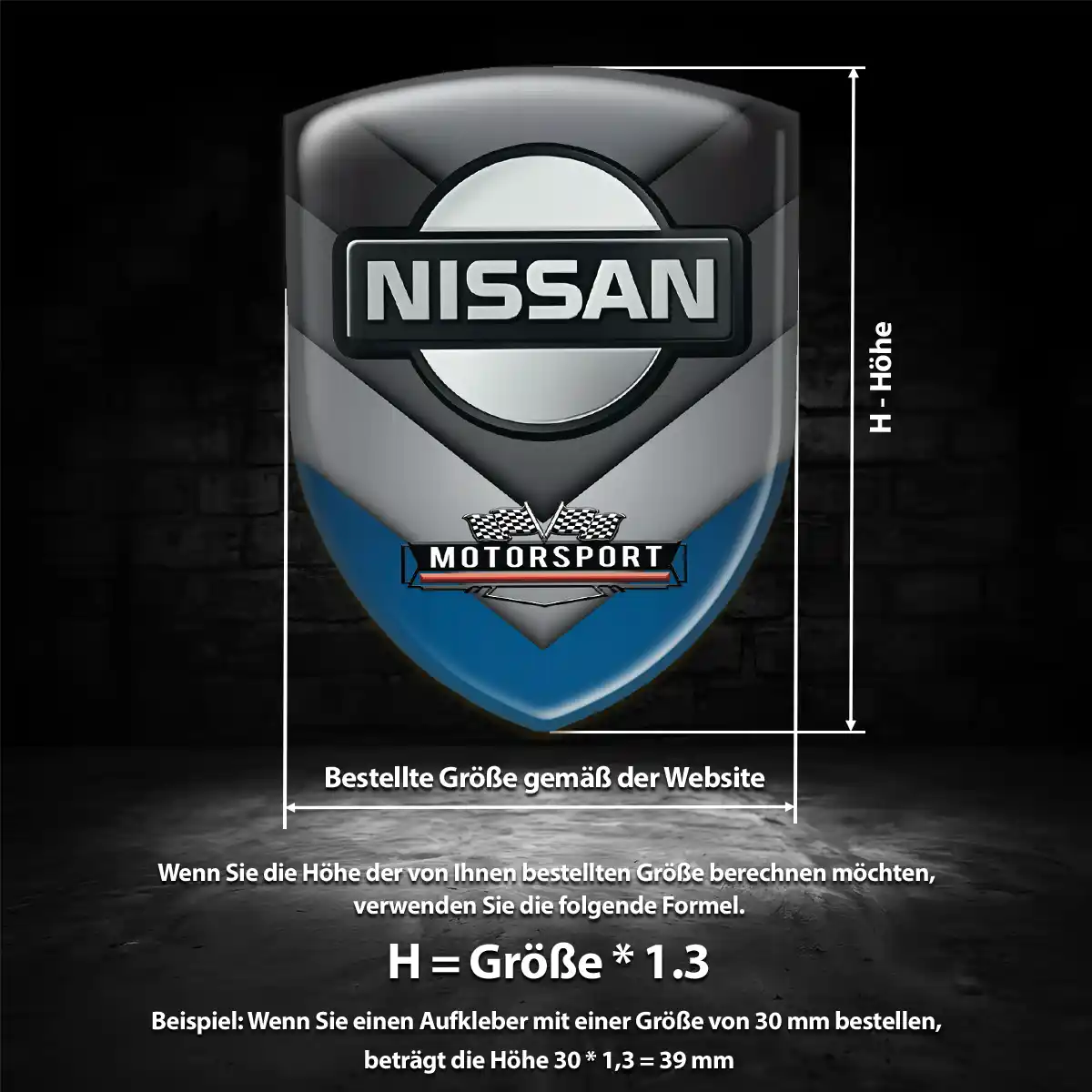 Nissan Aufkleber Emblem Auto Erstklassige Qualität
