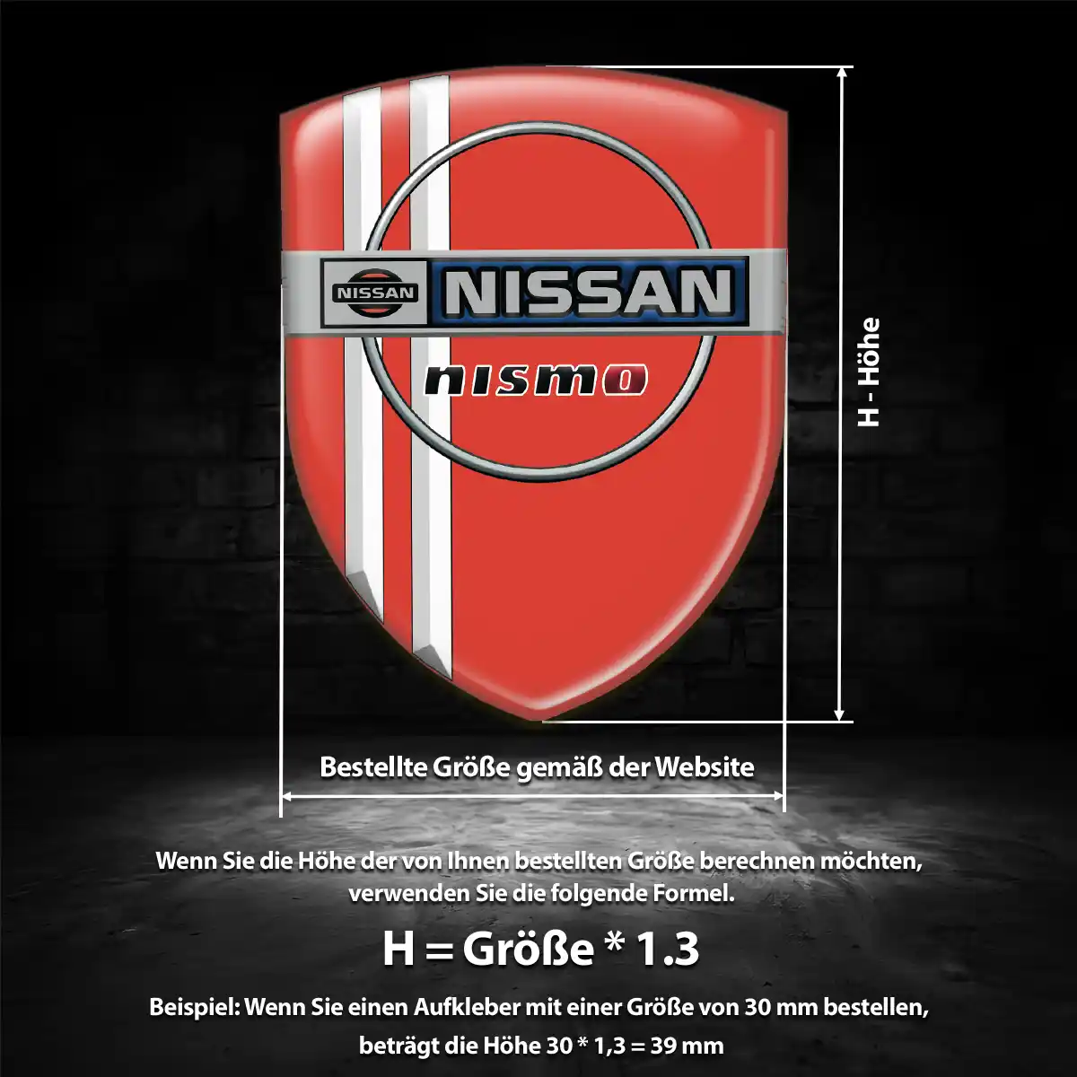 Nissan Aufkleber Emblem Auto Modernes Design