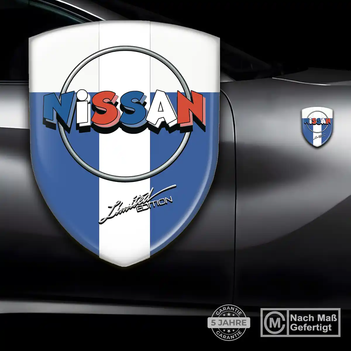 Nissan Aufkleber Emblem Auto Premium-Edition