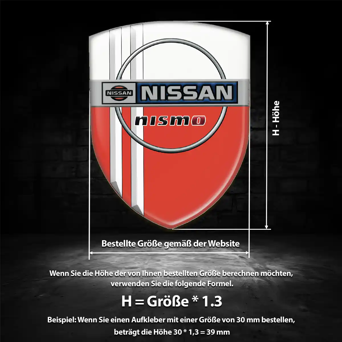 Nissan Aufkleber Emblem Auto Tuningfahrzeug