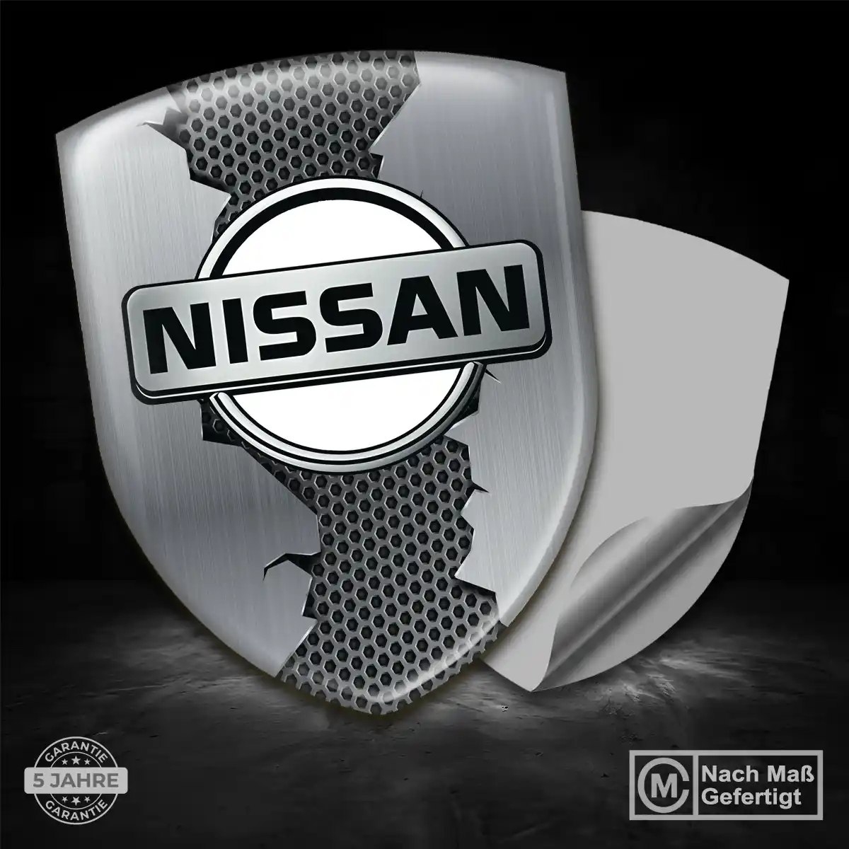 Nissan Aufkleber Emblem Edles Design