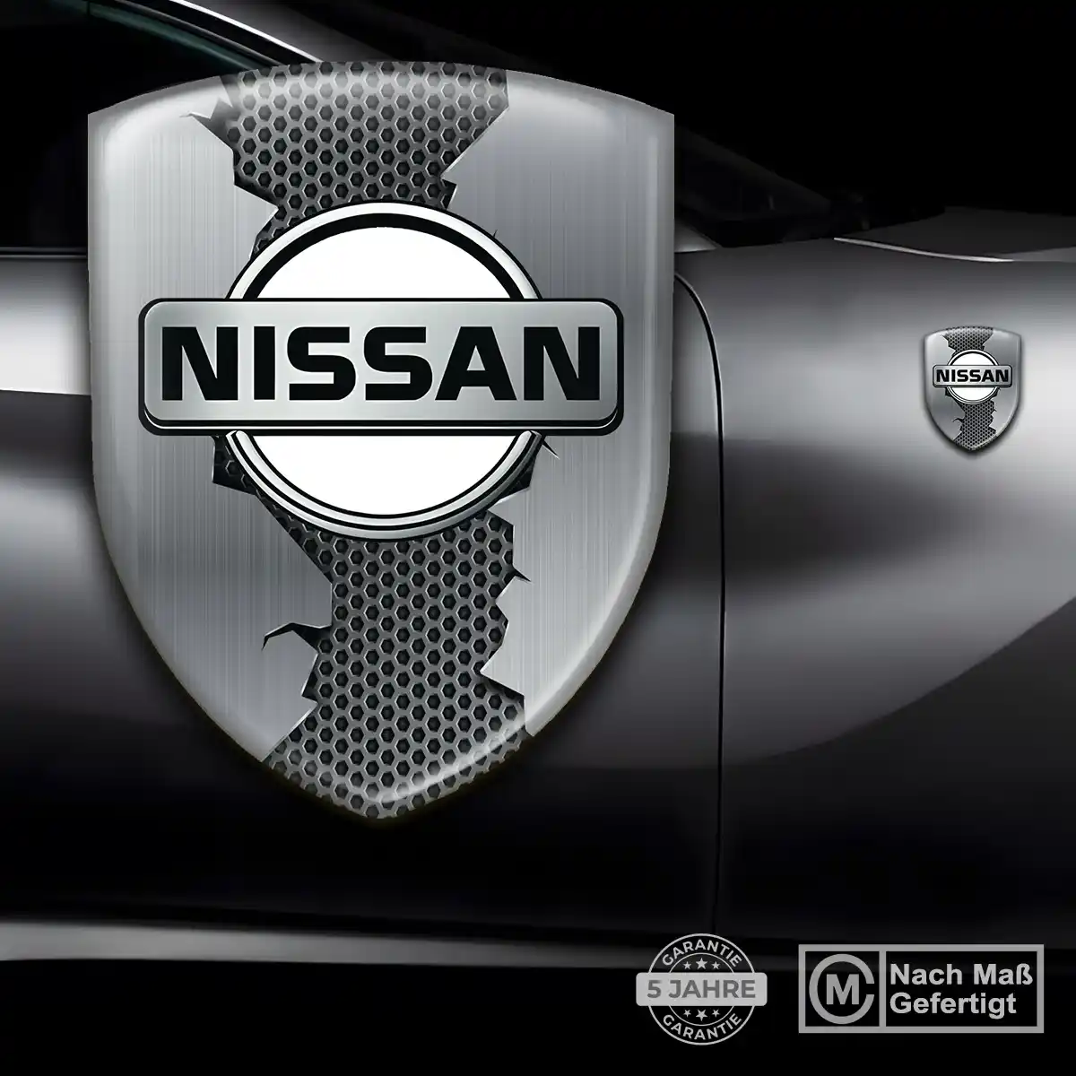 Nissan Aufkleber Emblem Edles Design