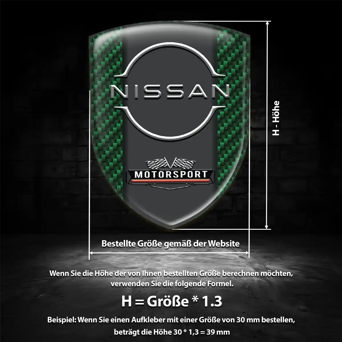 Nissan Aufkleber Emblem Spitzenqualität