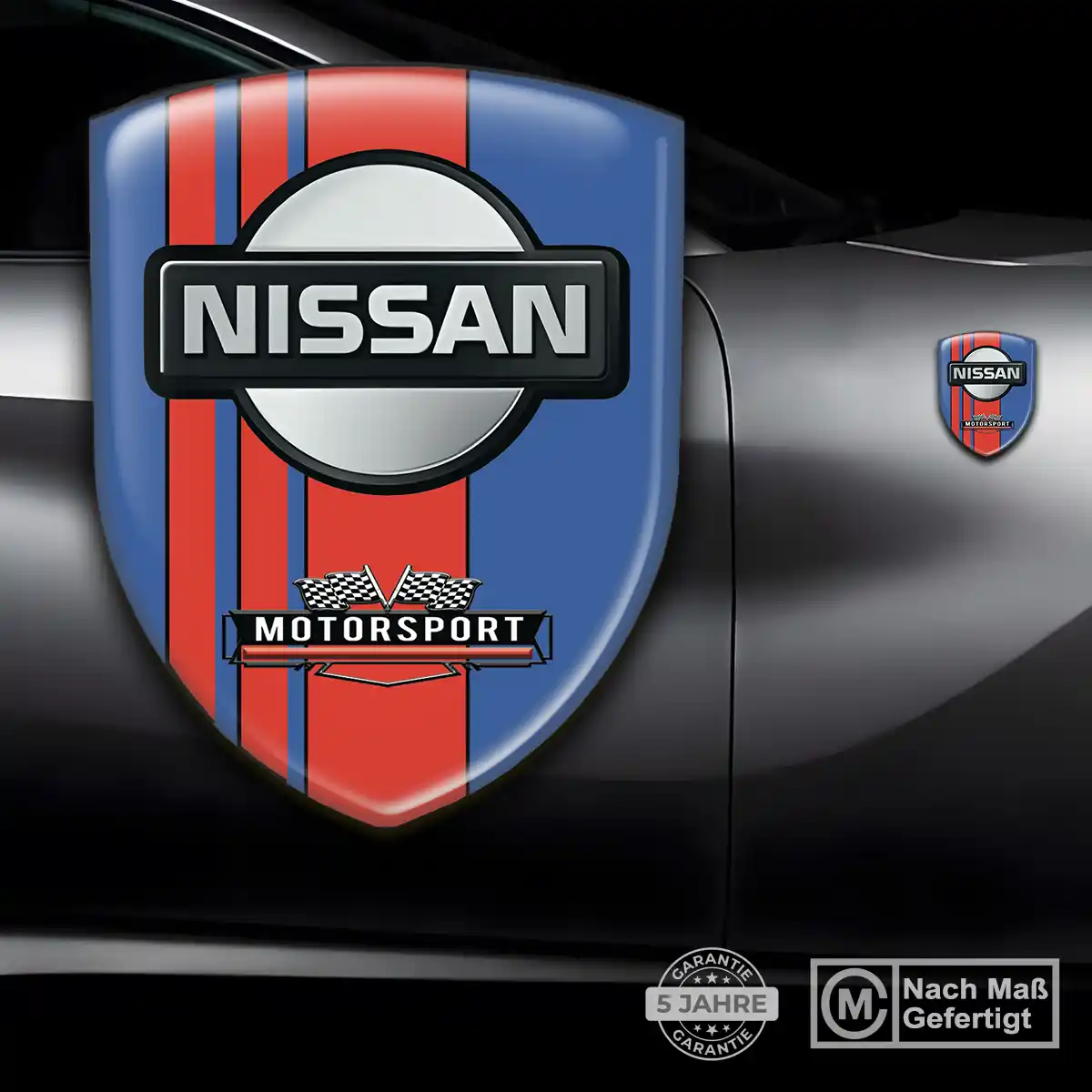 Nissan Aufkleber Emblem Tuningfahrzeug