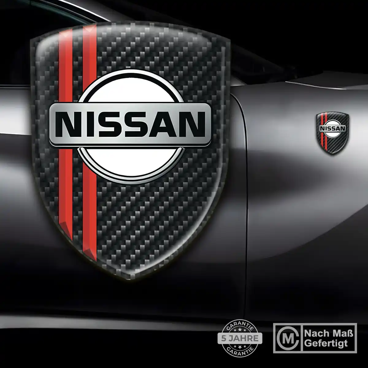 Nissan Aufkleber Emblem Wappen Auto Edles Design