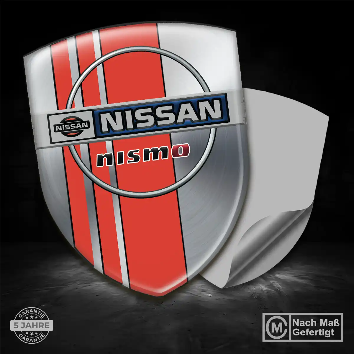 Nissan Aufkleber Emblem Wappen Auto Elegantes Design