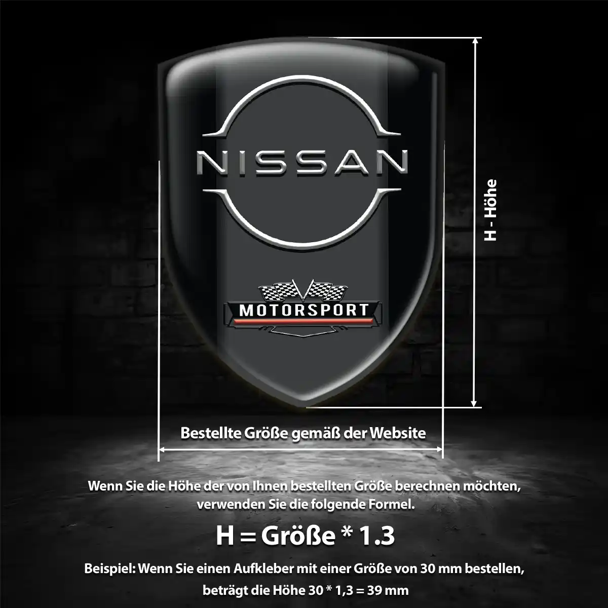 Nissan Aufkleber Emblem Wappen Auto Hohe Qualität