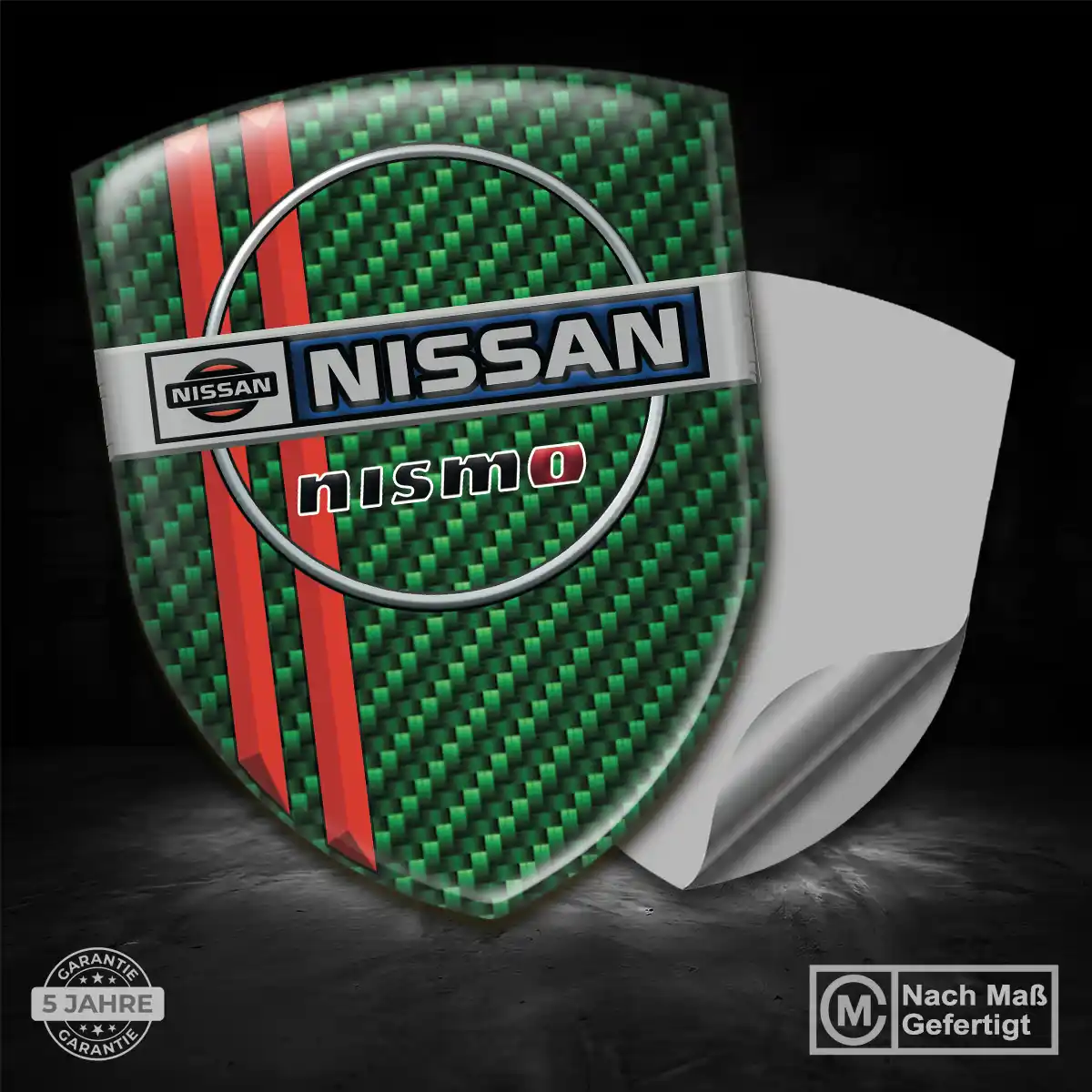 Nissan Aufkleber Emblem Wappen Auto Premium-Edition