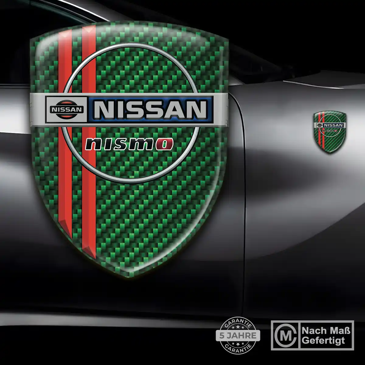 Nissan Aufkleber Emblem Wappen Auto Premium-Edition