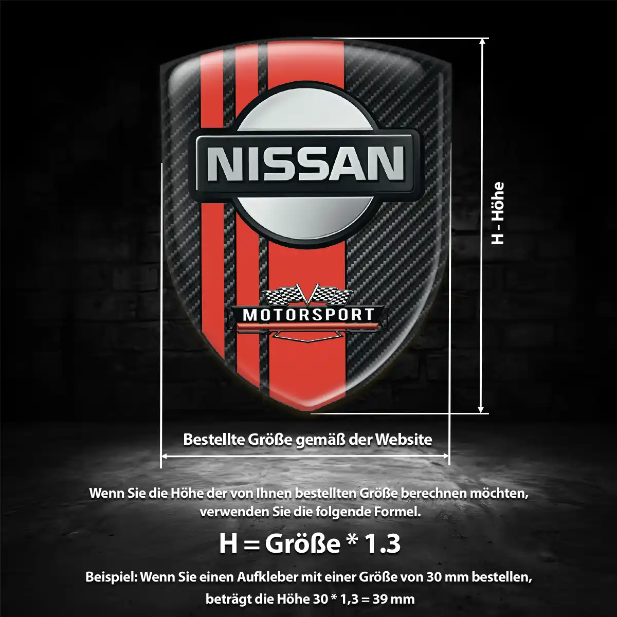 Nissan Aufkleber Emblem Wappen Auto Premiumqualität