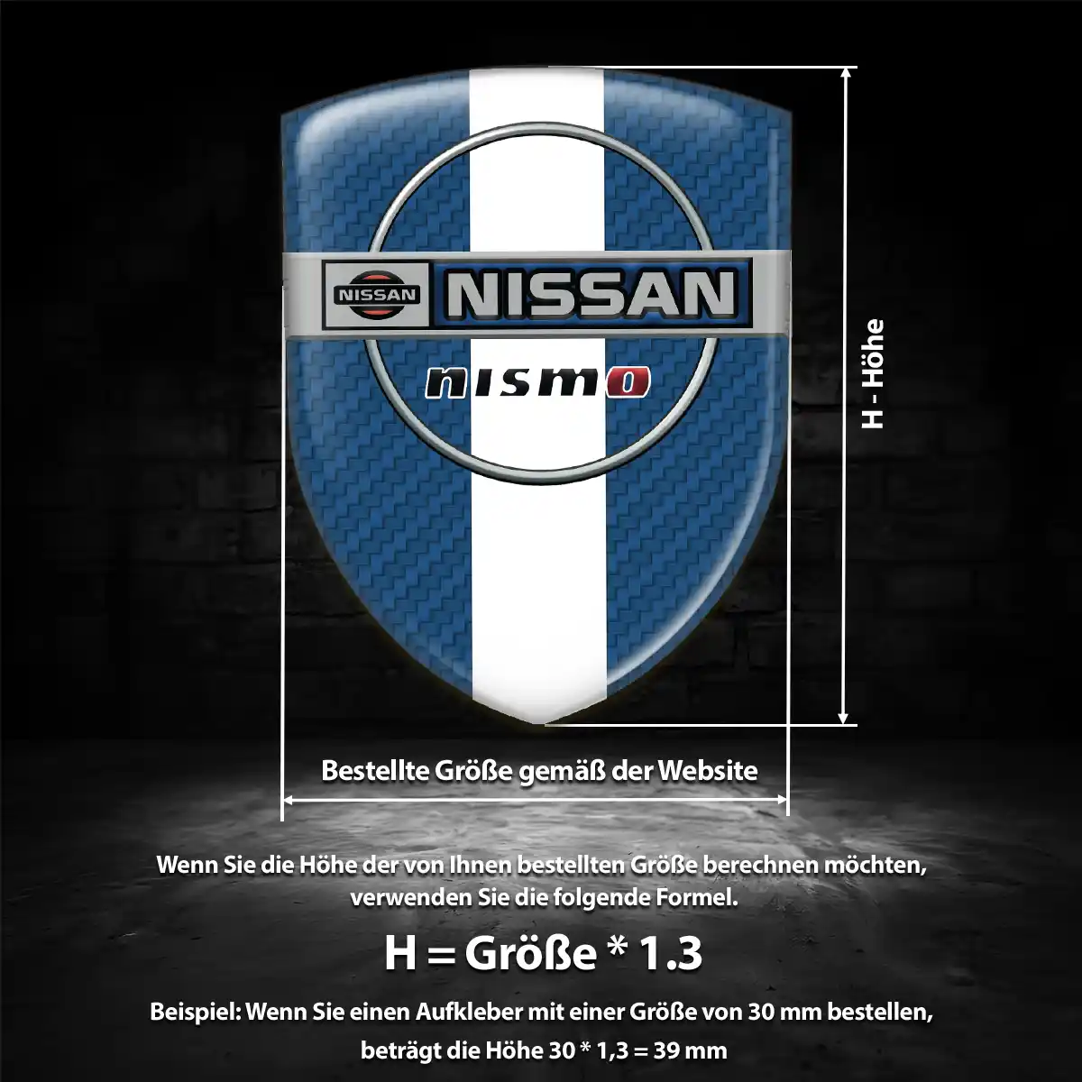Nissan Aufkleber Emblem Wappen Auto Stilvolles Design