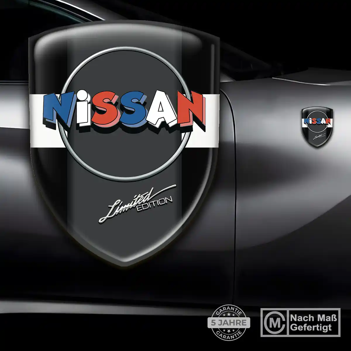 Nissan Aufkleber Emblem Wappen Elegantes Design