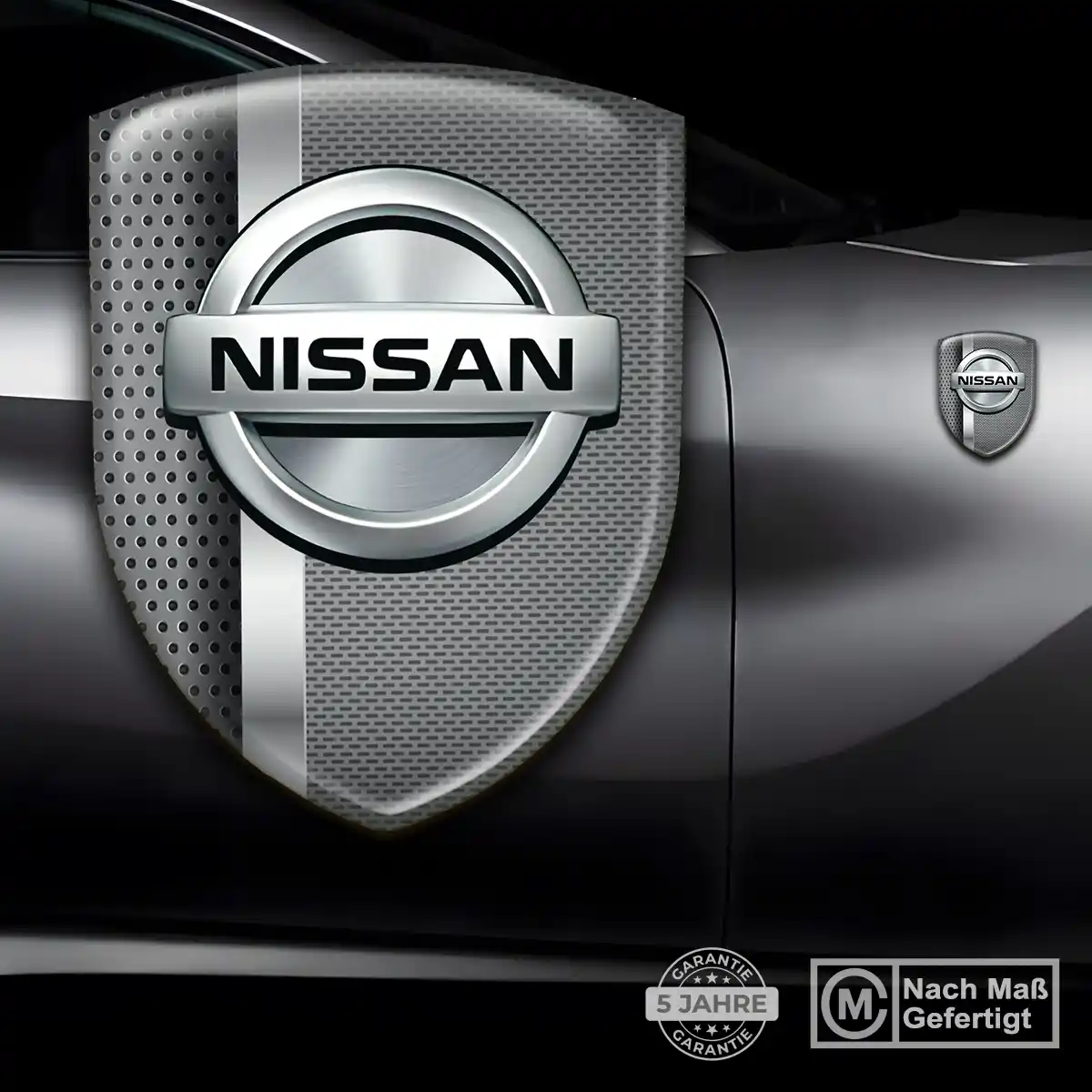 Nissan Aufkleber Emblem Wappen Hochwertiges Harz