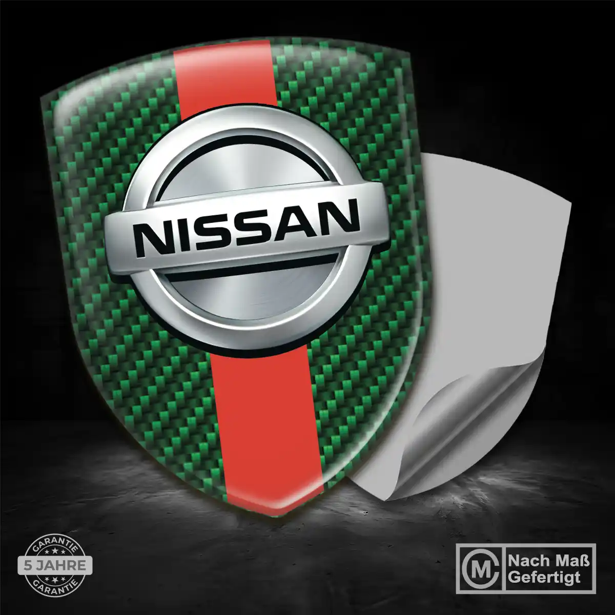 Nissan Aufkleber Emblem Wappen Interieurdesign