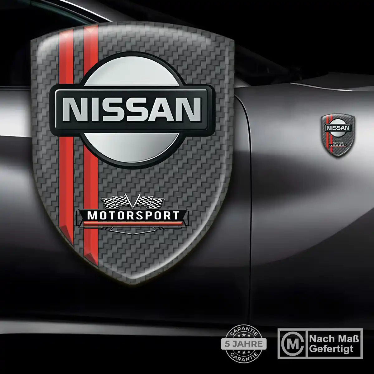 Nissan Aufkleber Emblem Wappen Luxus-Edition