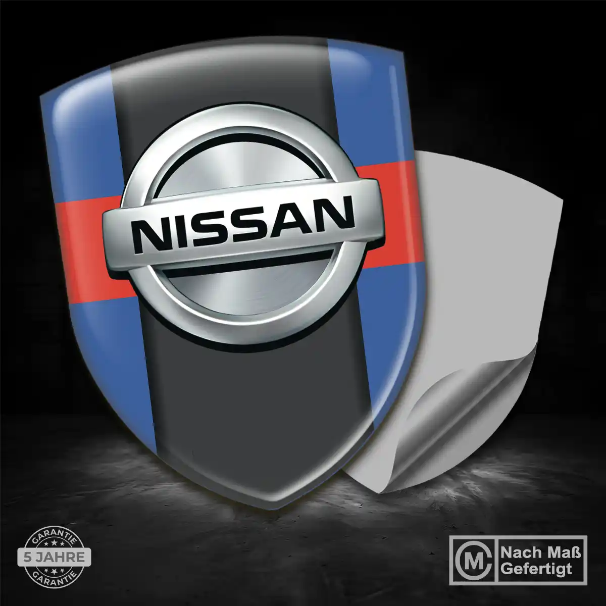 Nissan Aufkleber Emblem Wappen Markenedition