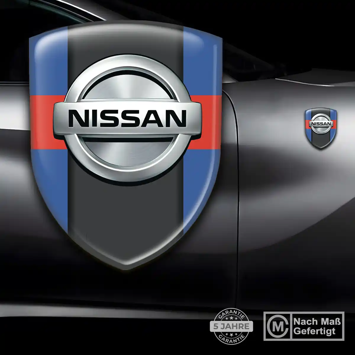 Nissan Aufkleber Emblem Wappen Markenedition