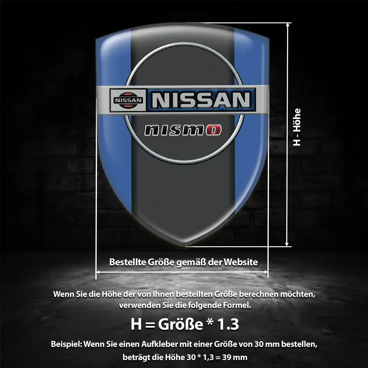 Nissan Aufkleber Embleme Silikon Auto Elegantes Design