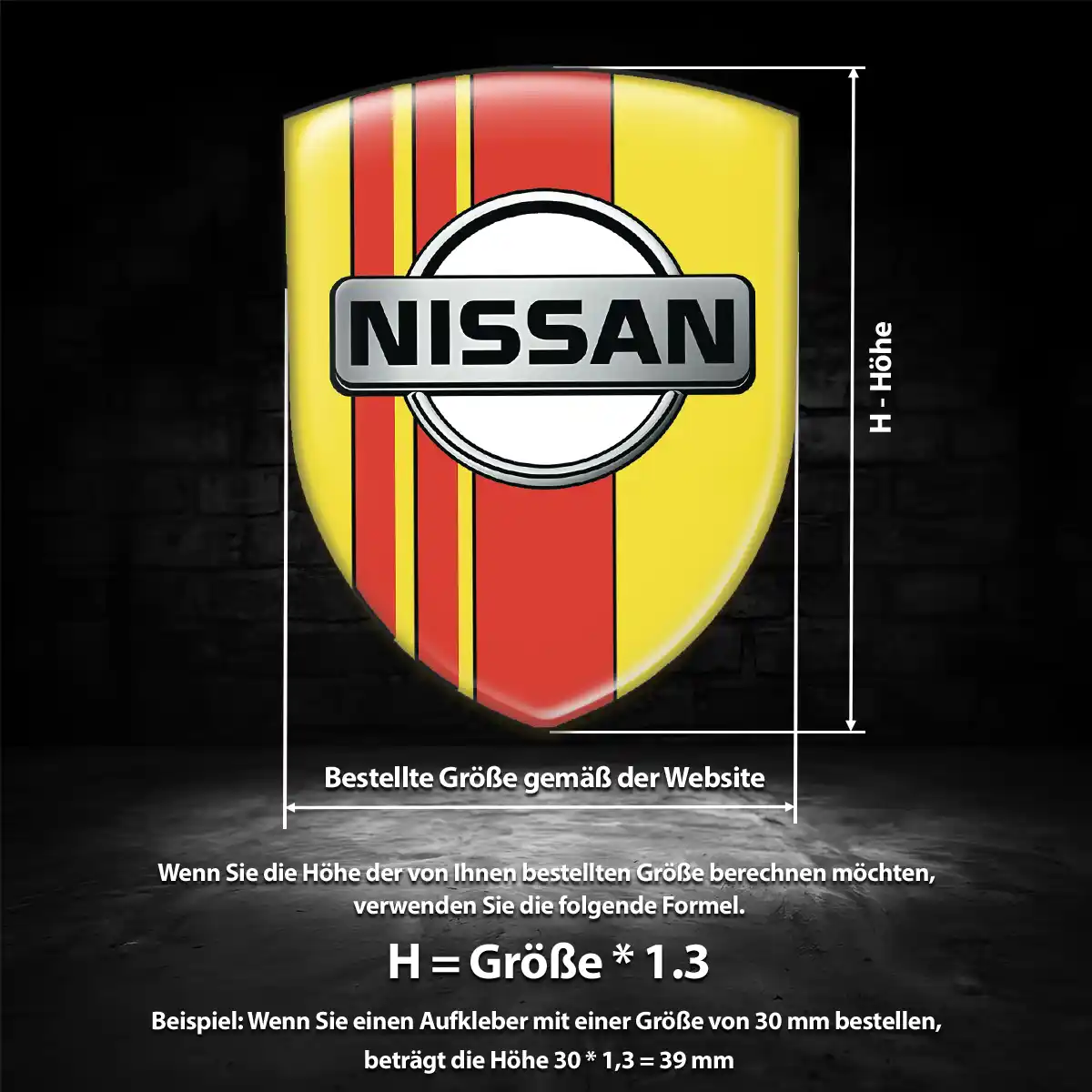 Nissan Aufkleber Embleme Silikon Auto Hochwertiges Harz