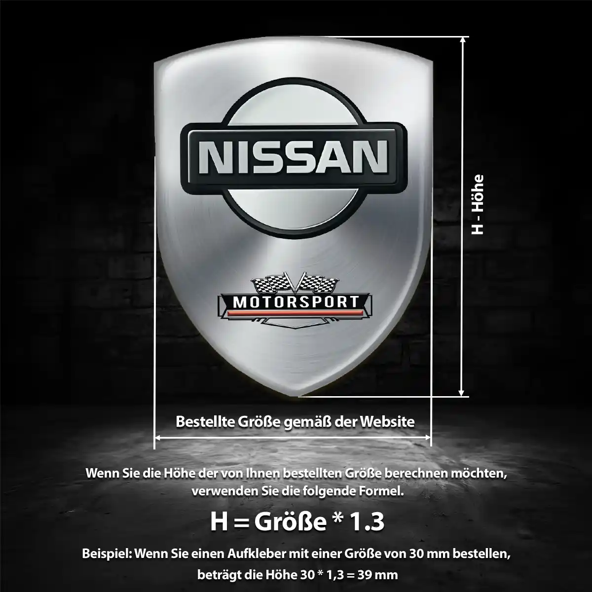 Nissan Aufkleber Embleme Silikon Auto Hohe Qualität