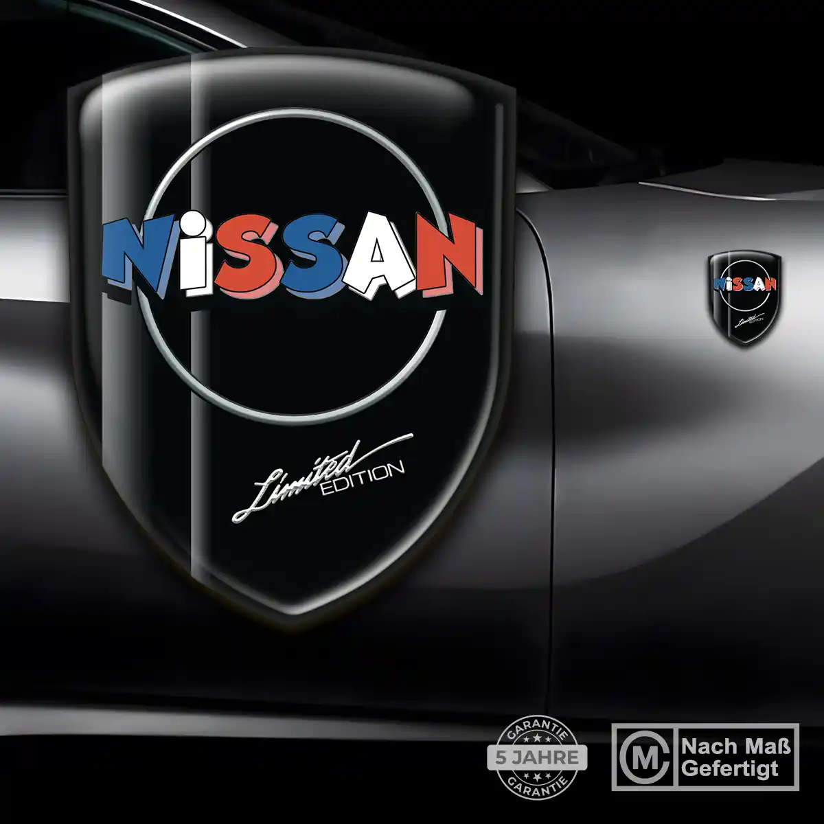 Nissan Aufkleber Embleme Silikon Auto Limitierte Auflage