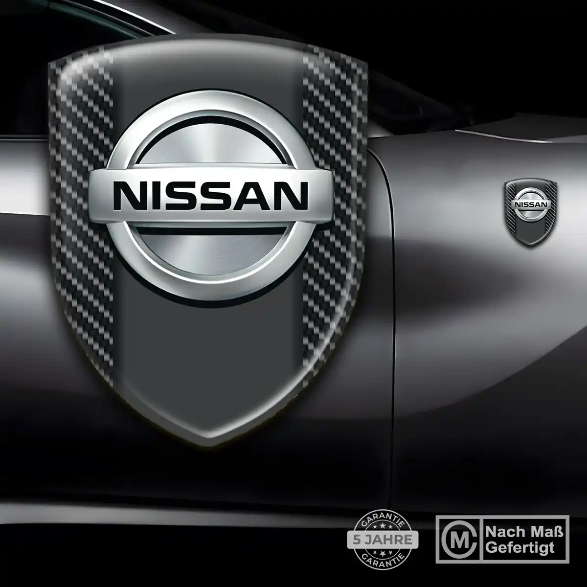 Nissan Aufkleber Embleme Silikon Auto Premium-Edition