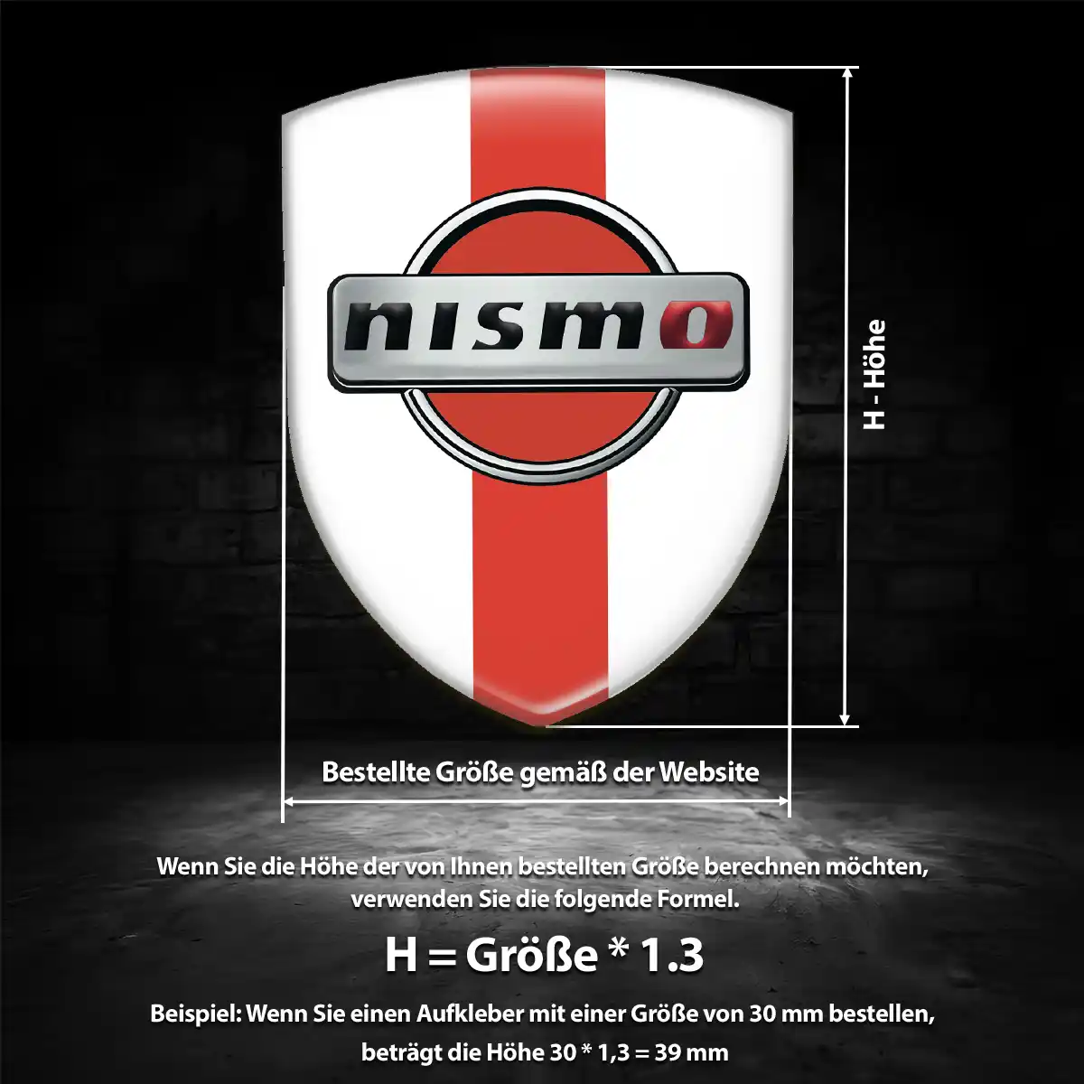 Nissan Aufkleber Embleme Silikon Exterieurdesign