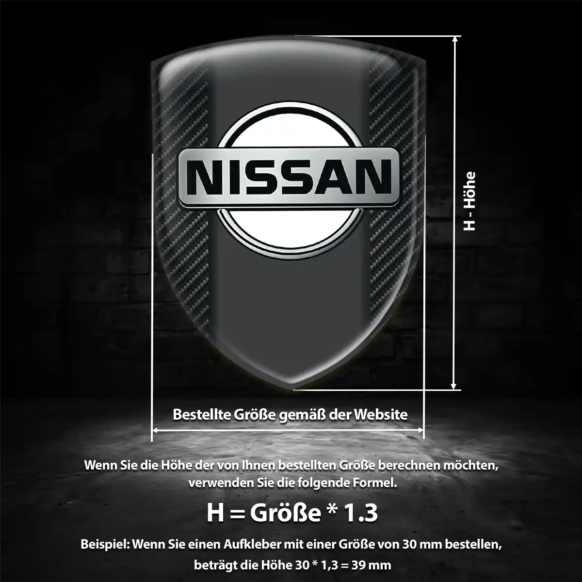 Nissan Aufkleber Embleme Silikon Hohe Qualität